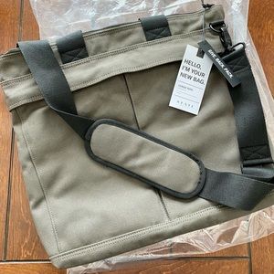 Olive colored tote